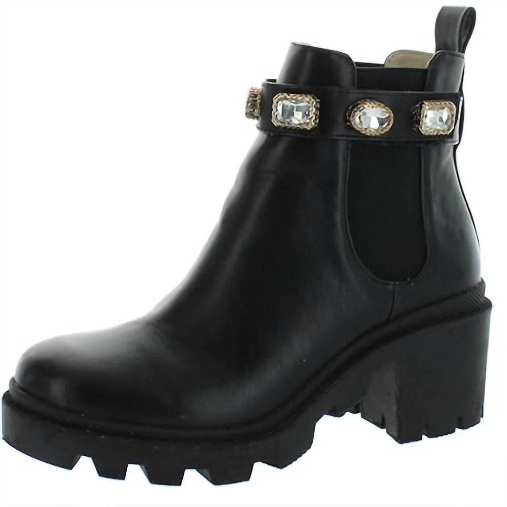 NEW STEVE MADDEN women's amulet ankle boot in black - Picture 3 of 3